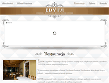 Tablet Screenshot of kregielnia-restauracja.pl